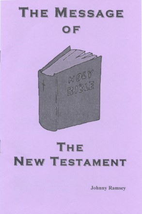 The Message of the New Testament - cover(23K)