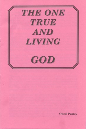 The One, True Living God - cover(22K)