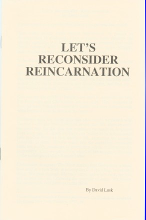 Let's Reconsider Reincarnation - cover(14K)